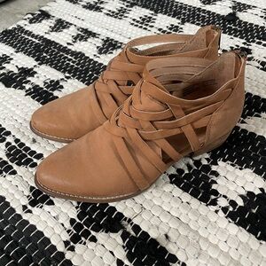 Seychelles Tan Ankle Booties